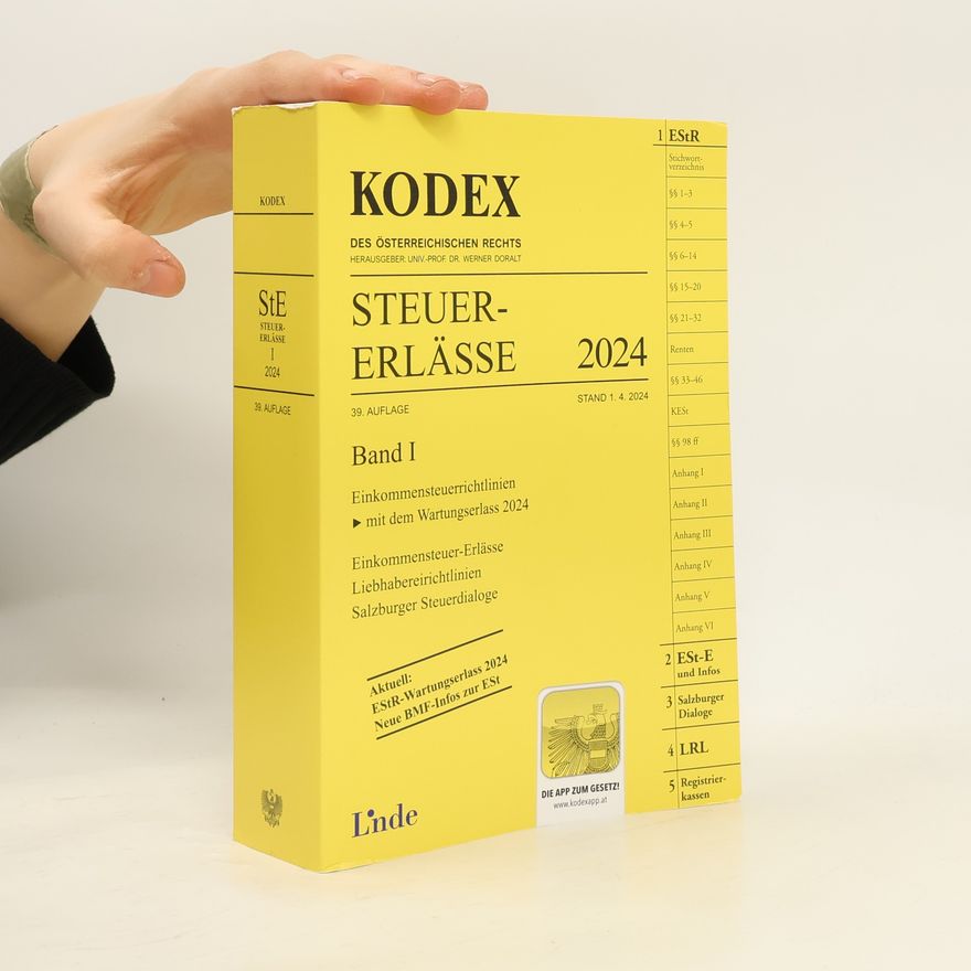 Michael Schilcher KODEX Steuer-Erlässe 2024, Band I