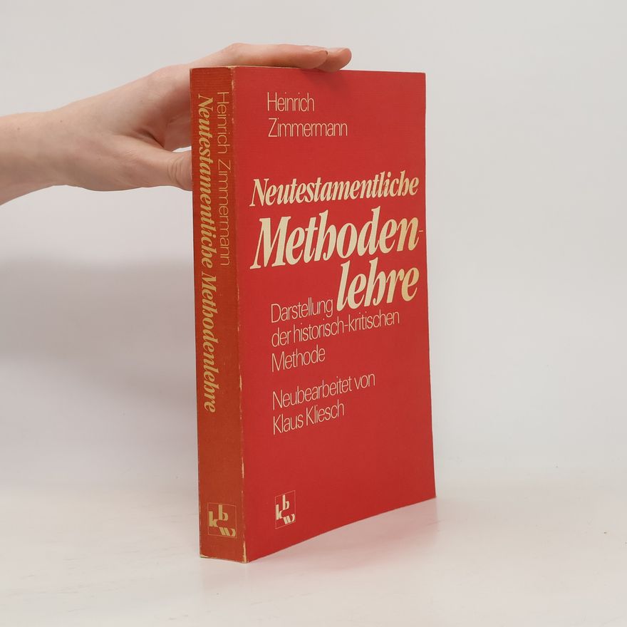 Heinrich Zimmermann Neutestamentliche Methodenlehre