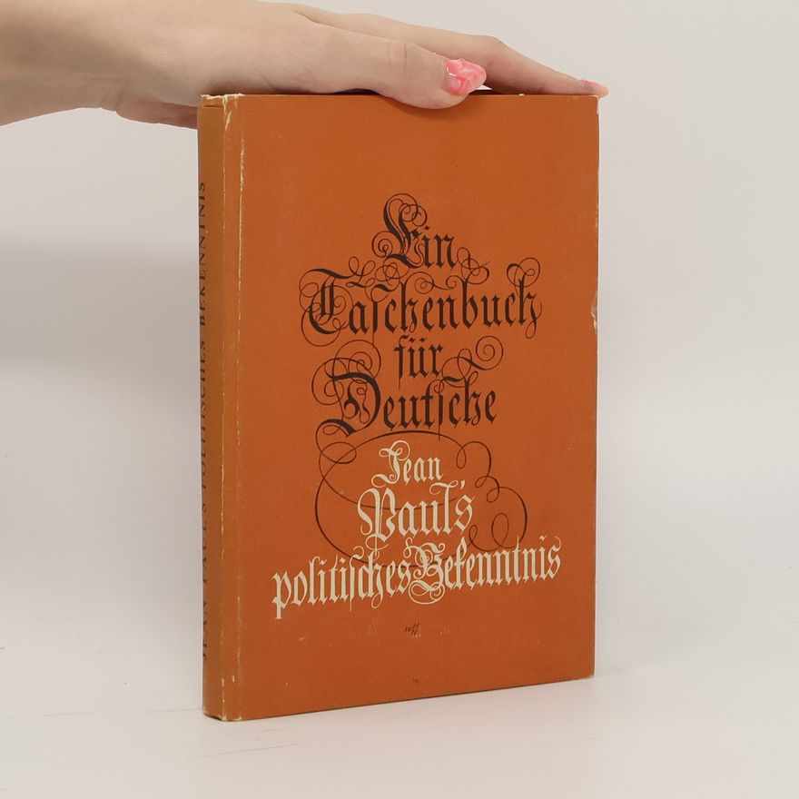 Jean Paul Ein Taschenbuch für Deutsche