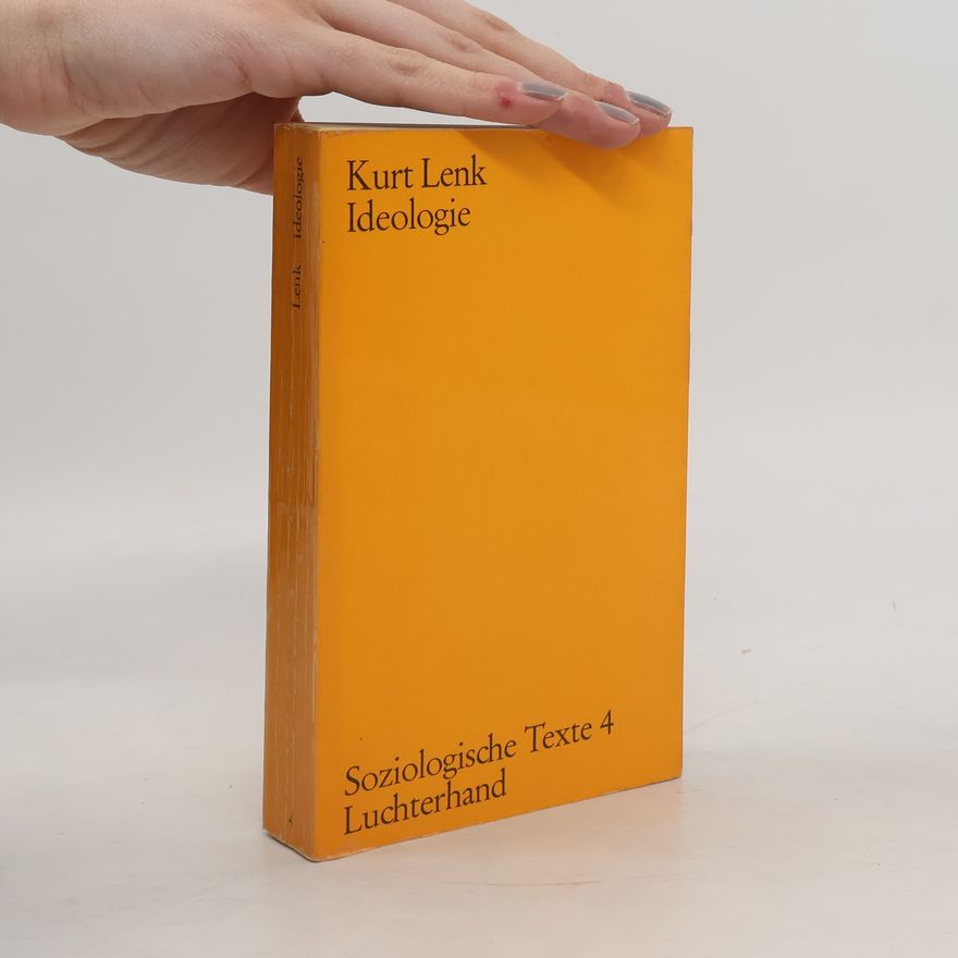 Kurt Lenk Soziologische Texte 4 Luchterhand