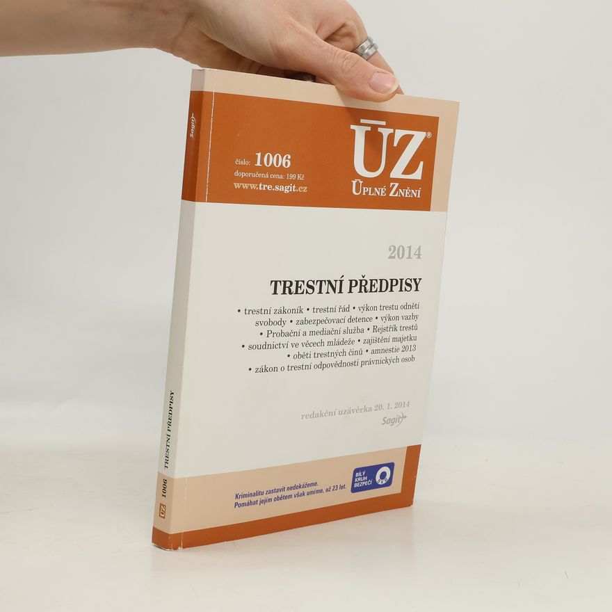 Kolektiv autorů Trestní předpisy 2014