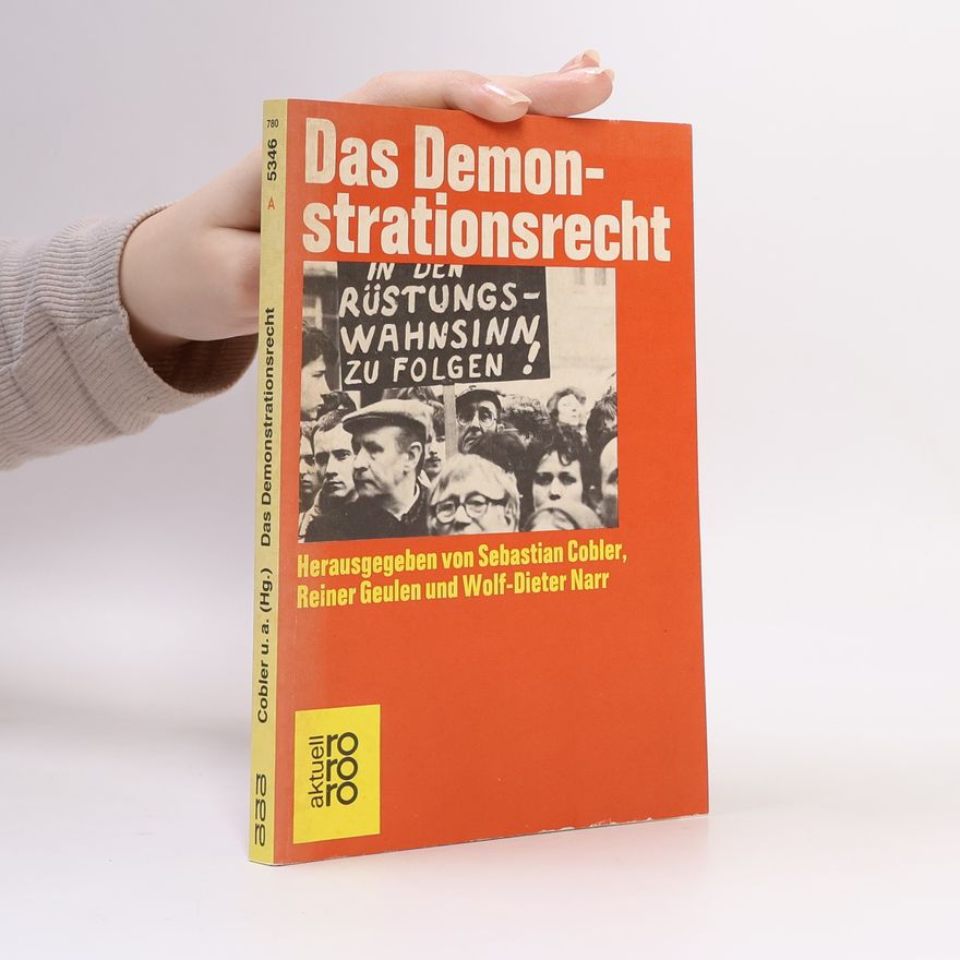 Dieter Sterzel Rororo aktuell: Das Demonstrationsrecht