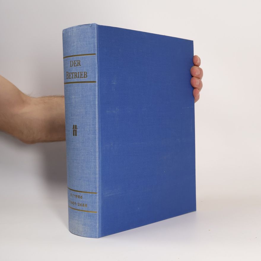Autorenkollektiv Der Betrieb II/1986
