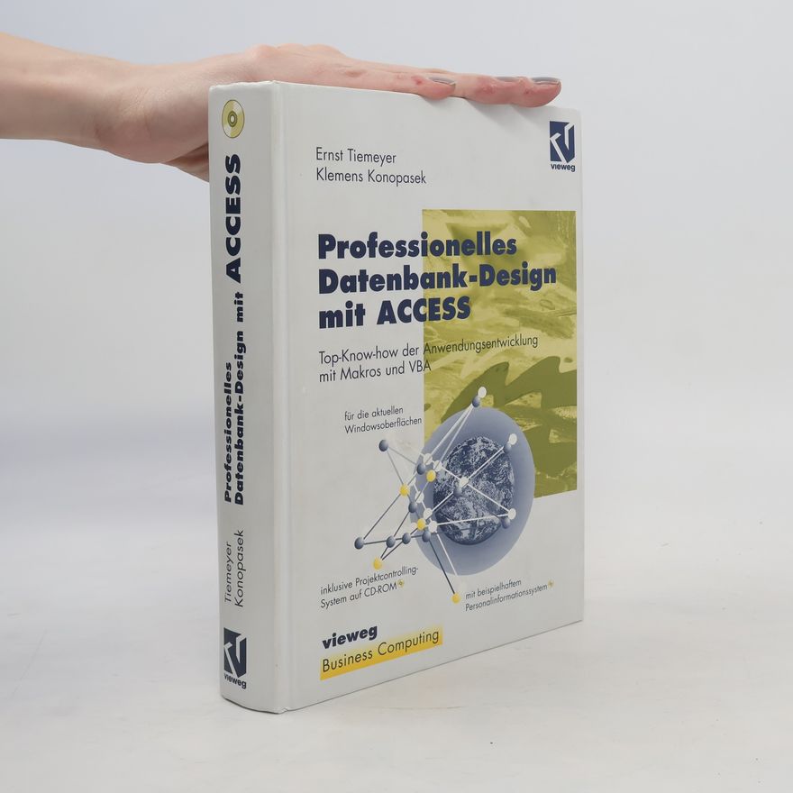Klemens Konopasek Professionelles Datenbank-Design mit ACCESS