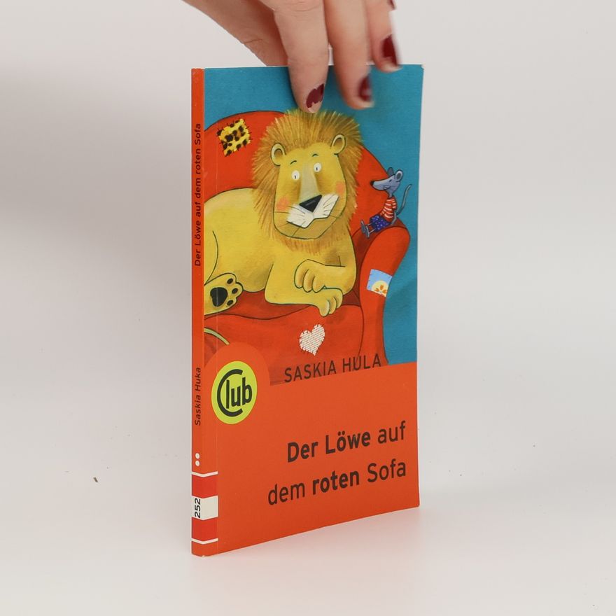 Saskia Hula Der Löwe auf dem roten Sofa