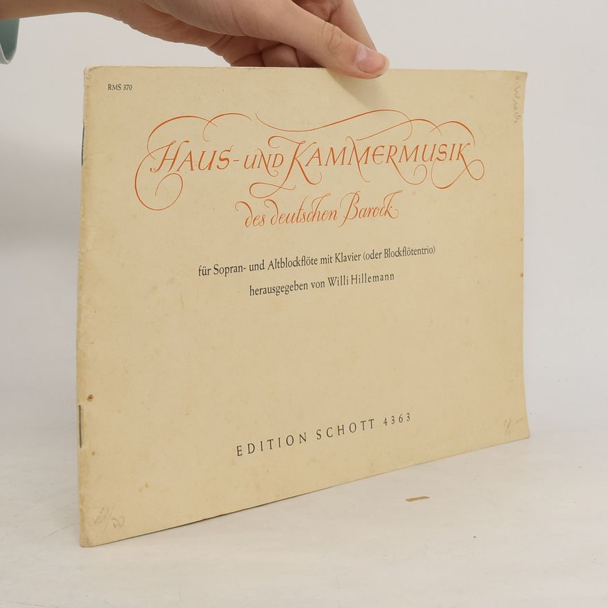 Willi Hillemann Haus-und Kammermusik in deutschen Barock
