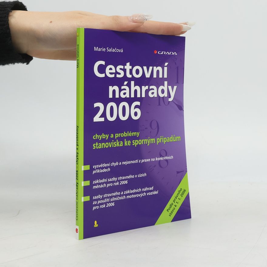 Marie Salačová Cestovní náhrady 2006