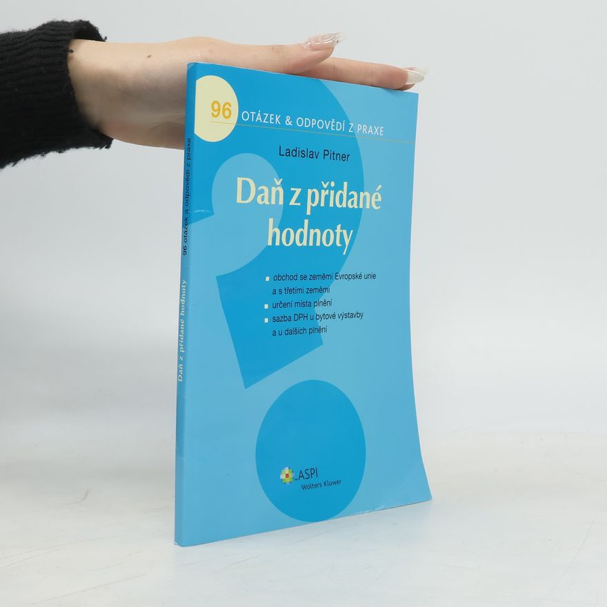 Ladislav Pitner Daň z přidané hodnoty