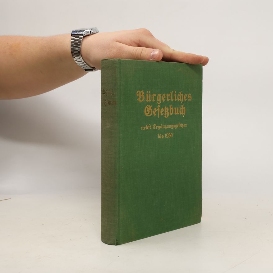 Georg Kemnitz Bürgerliches Gesetzbuch für das Deutsche Reich
