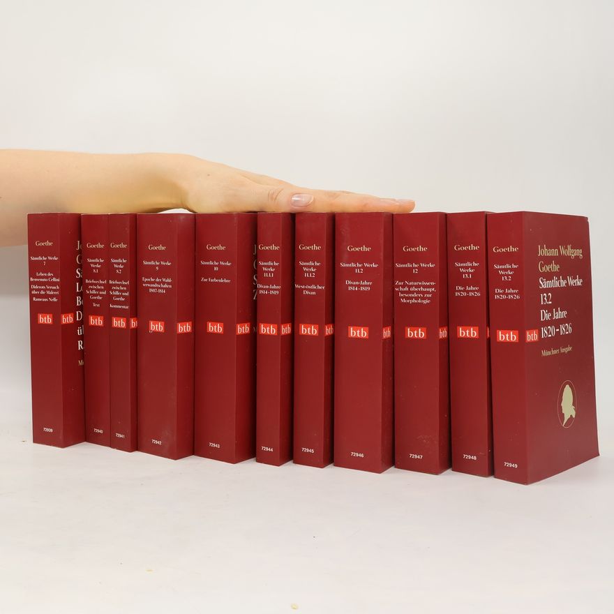 Johann Wolfgang von Goethe Sämtliche Werke 7-13.2