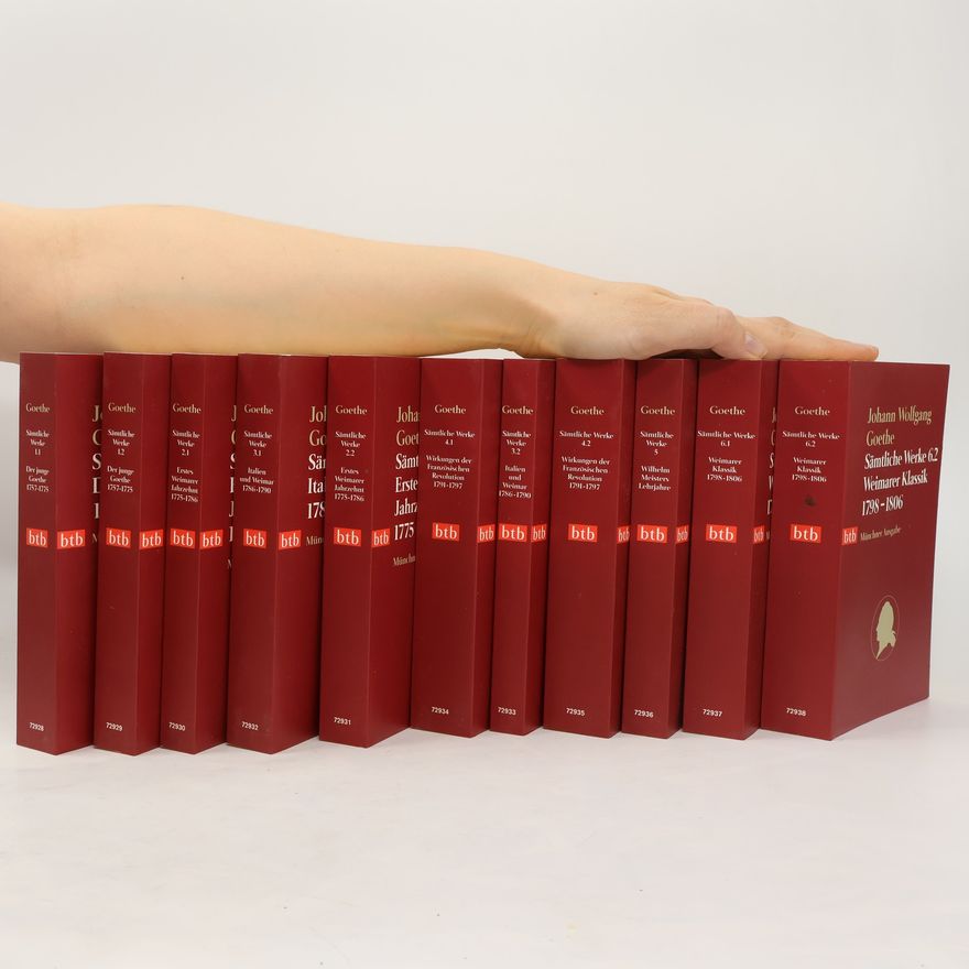 Johann Wolfgang von Goethe Sämtliche Werke 1.1-6.2