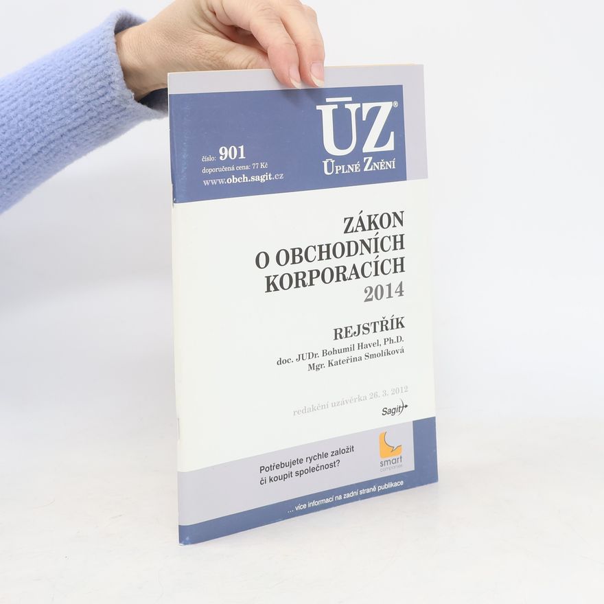 Kolektiv autorů Zákon o obchodních korporacích 2014