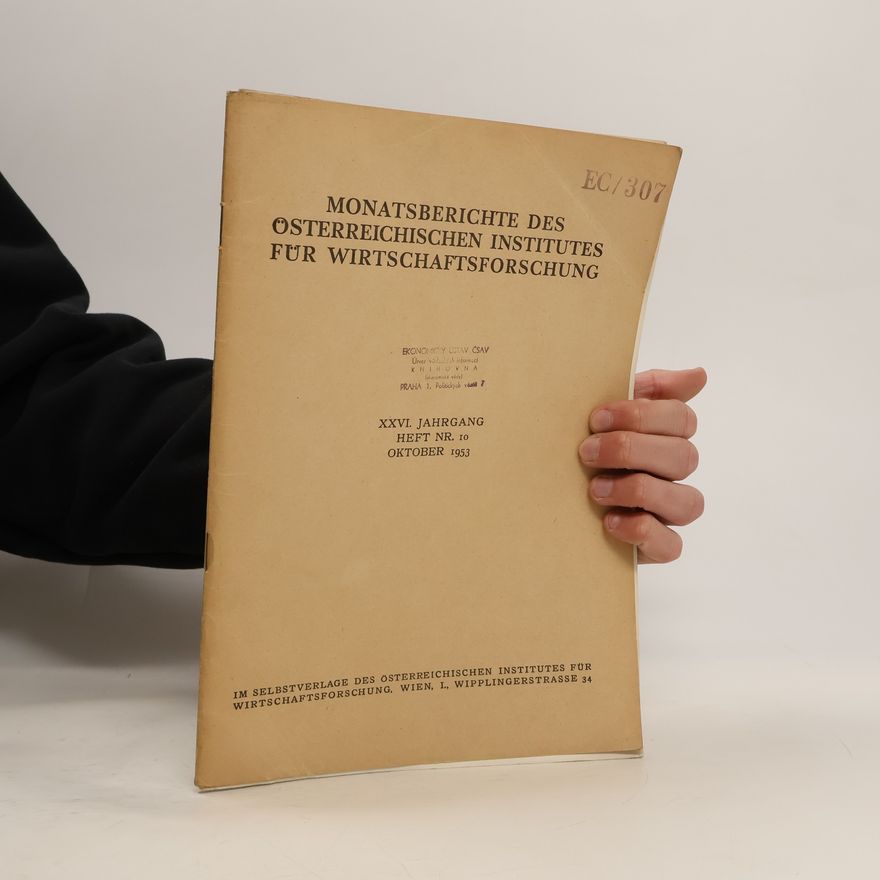 AA.VV. Monatsberichte des Österreichischen Institutes für Wirtschaftsforschung 10