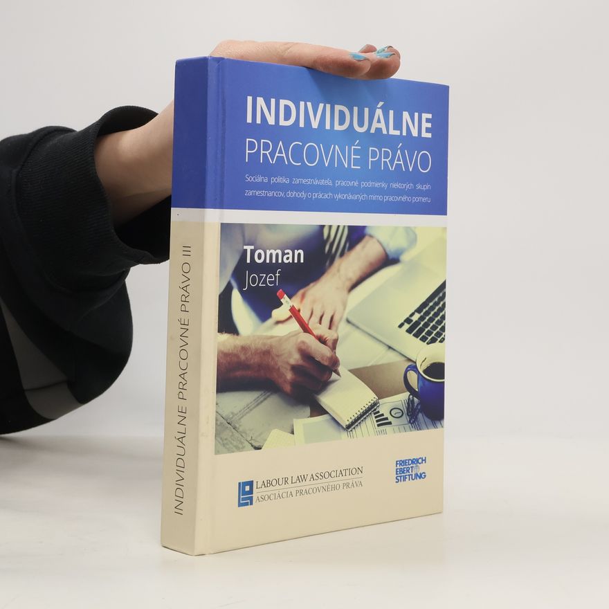 Jozef Toman Individuálne pracovné právo