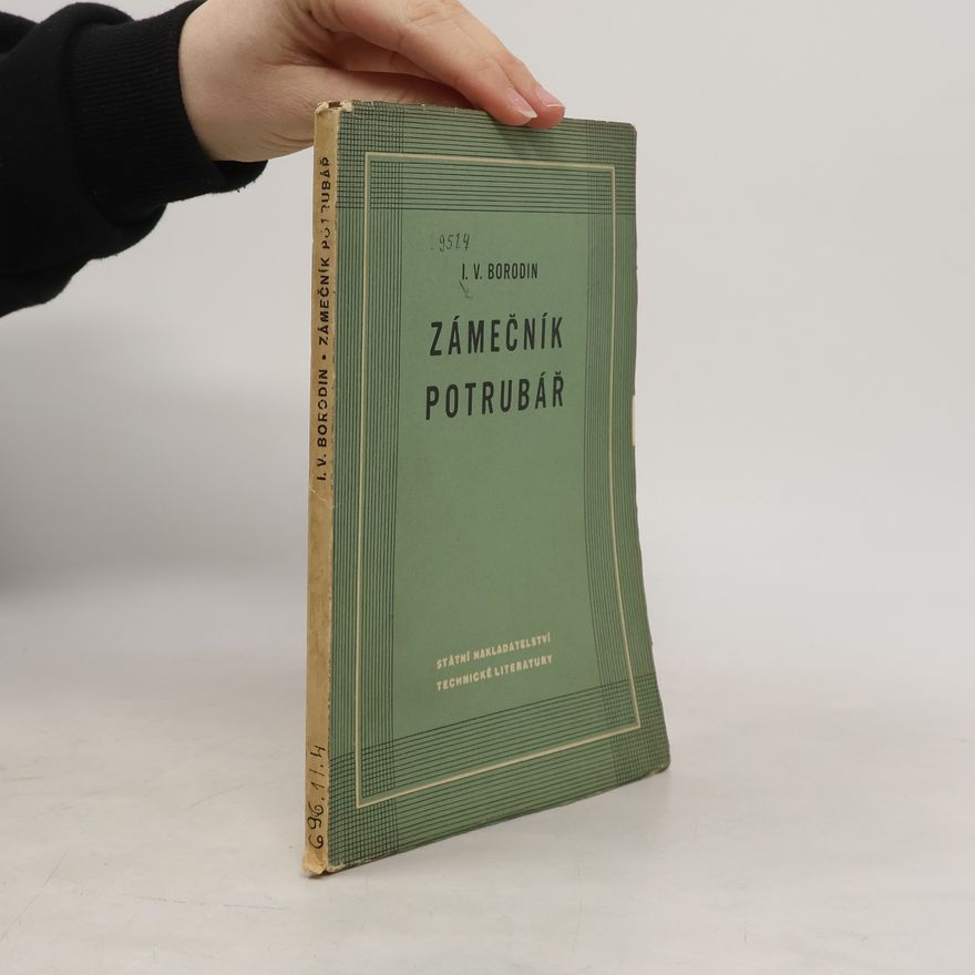 I. V. Borodin Zámečník potrubář: Montáž venkovních vodovodů, plynovodů, kanalisace a průmyslového potrubí