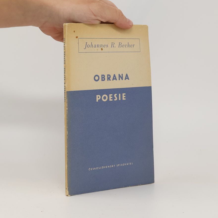 Johanes R. Becher Obrana poesie