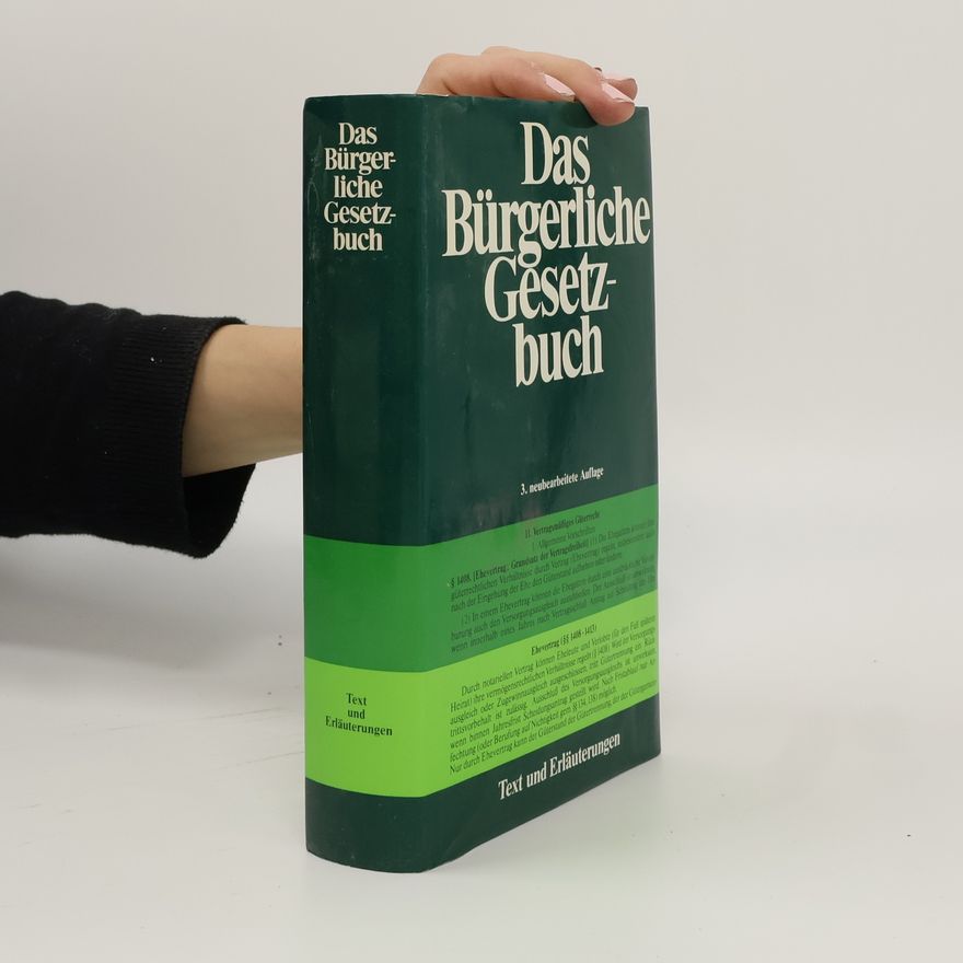 Various authors Das Bürgerliches Gesetzbuch
