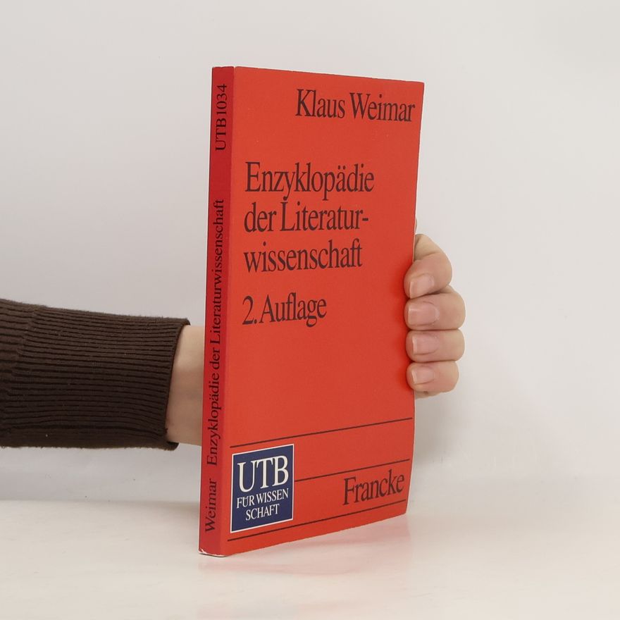 Klaus Weimar UTB - 1034: Enzyklopädie der Literaturwissenschaft