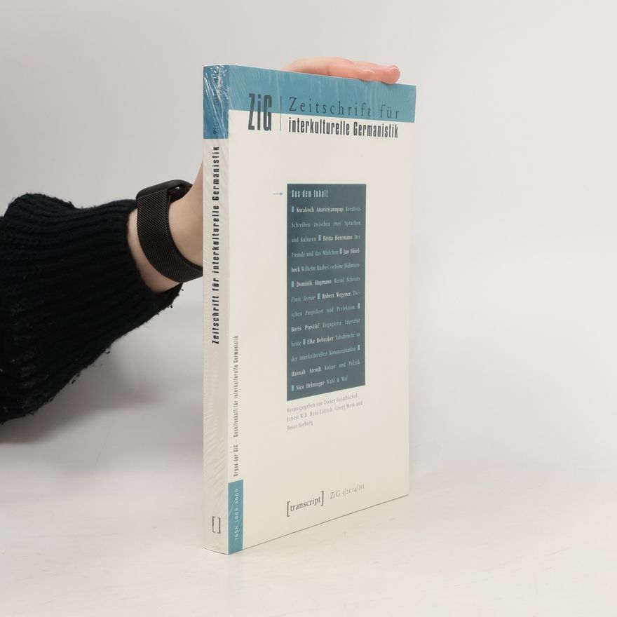 Collectif d'auteurs Zeitschrift Für Interkulturelle Germanistik. 5. Jahrgang, 2014. Heft 1