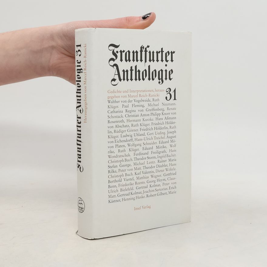Christian Anton Philipp Knorr von Rosenroth Frankfurter Anthologie. Bd.31
