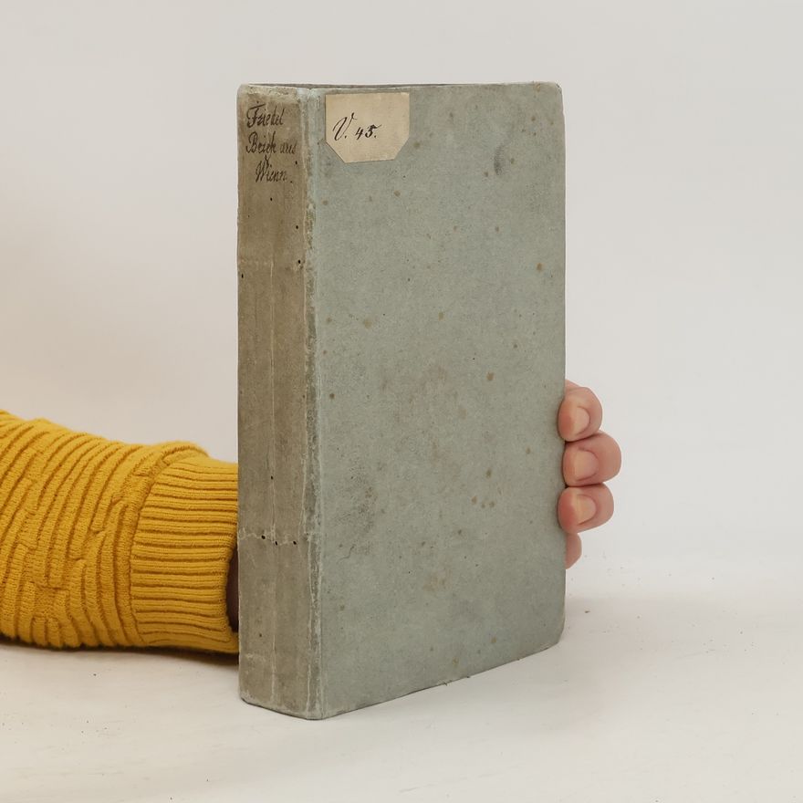Johann Friedel Briefe Aus Wien Verschiedenen Inhalts An Einen Freund In Berlin