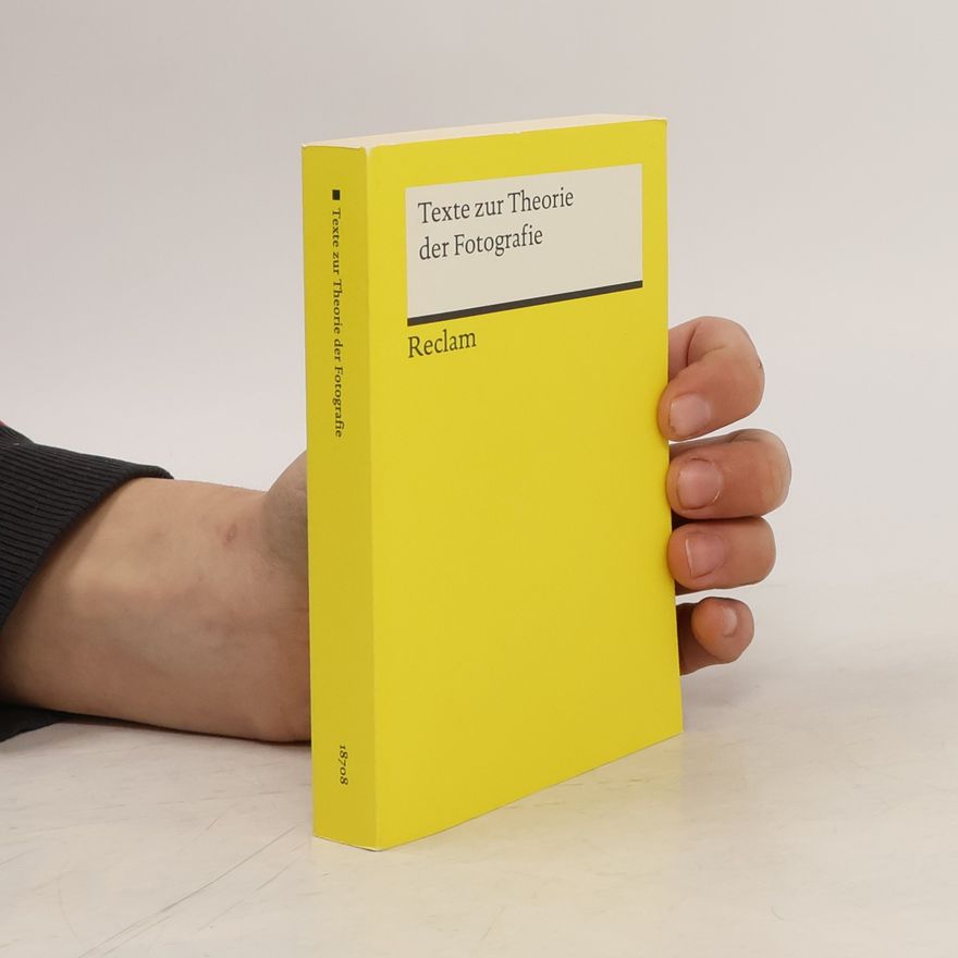 Bernd Stiegler Texte zur Theorie der Fotografie