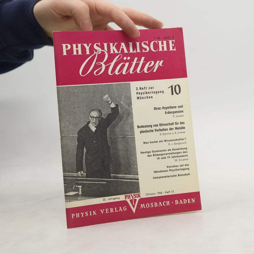 Autorenkollektiv Physikalische Blätter 10