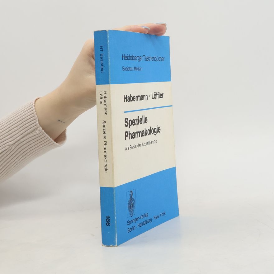 Helmut Löffler Heidelberger Taschenbücher - 166: Spezielle Pharmakologie