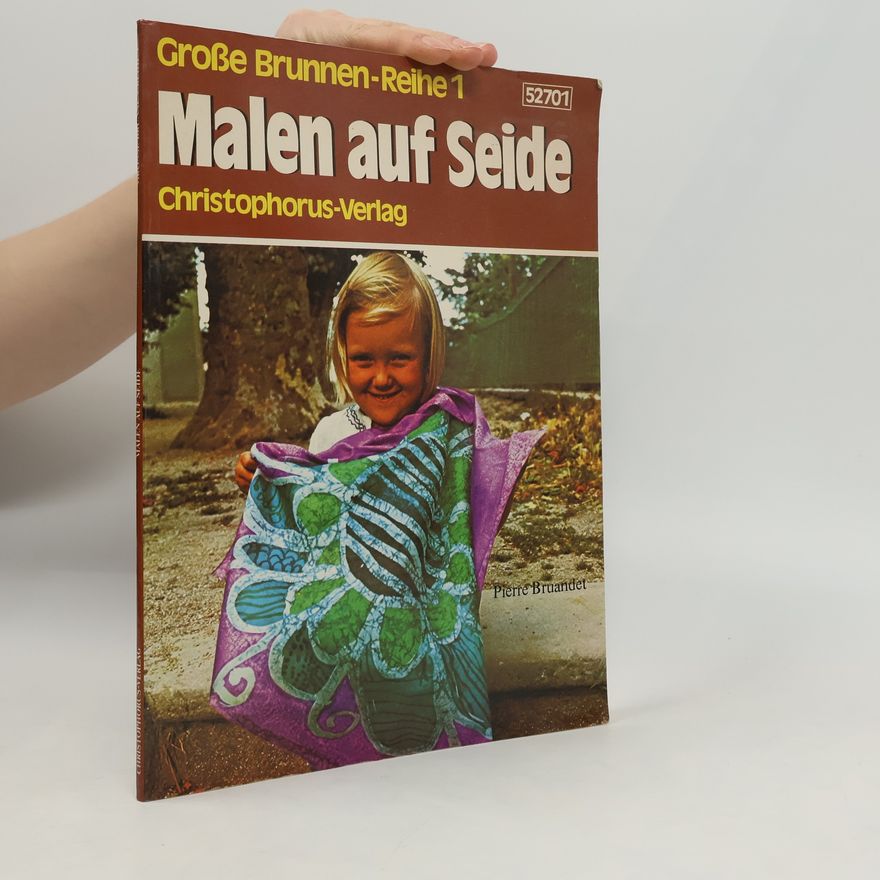 Pierre Bruandet Malen auf Seide