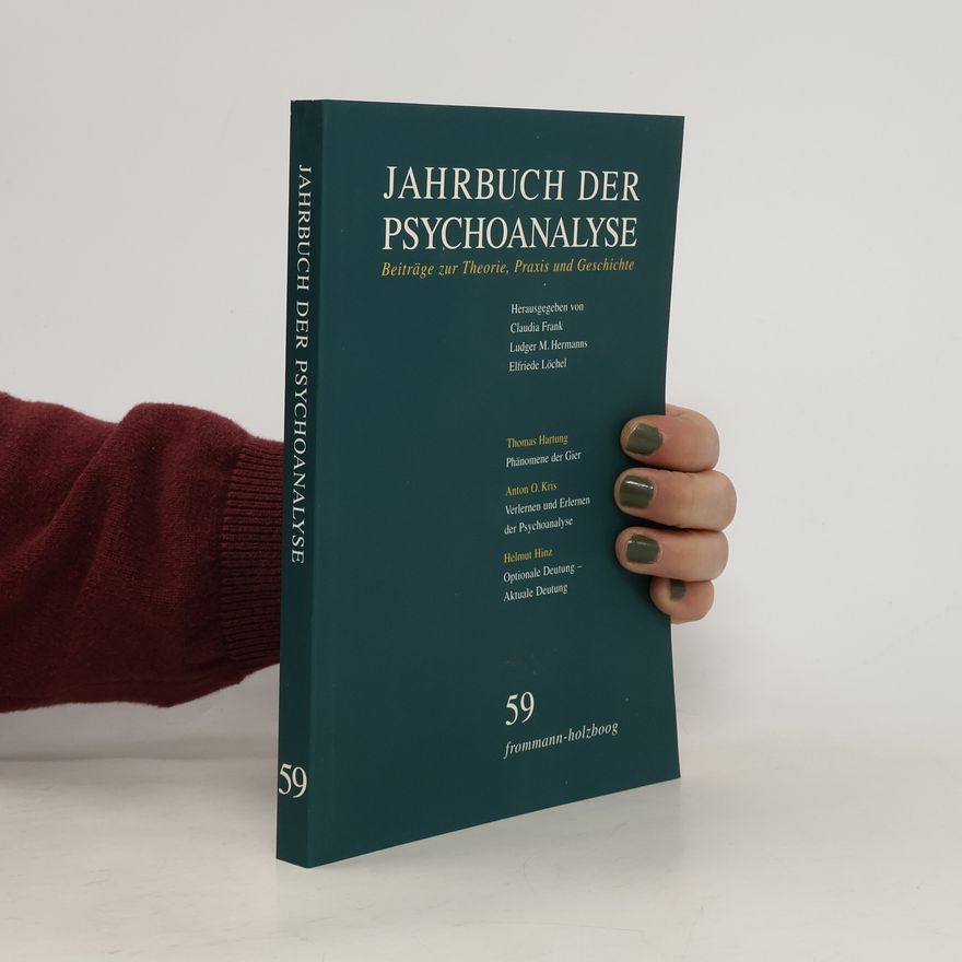 Autorenkollektiv Jahrbuch Der Psychoanalyse. Band 59