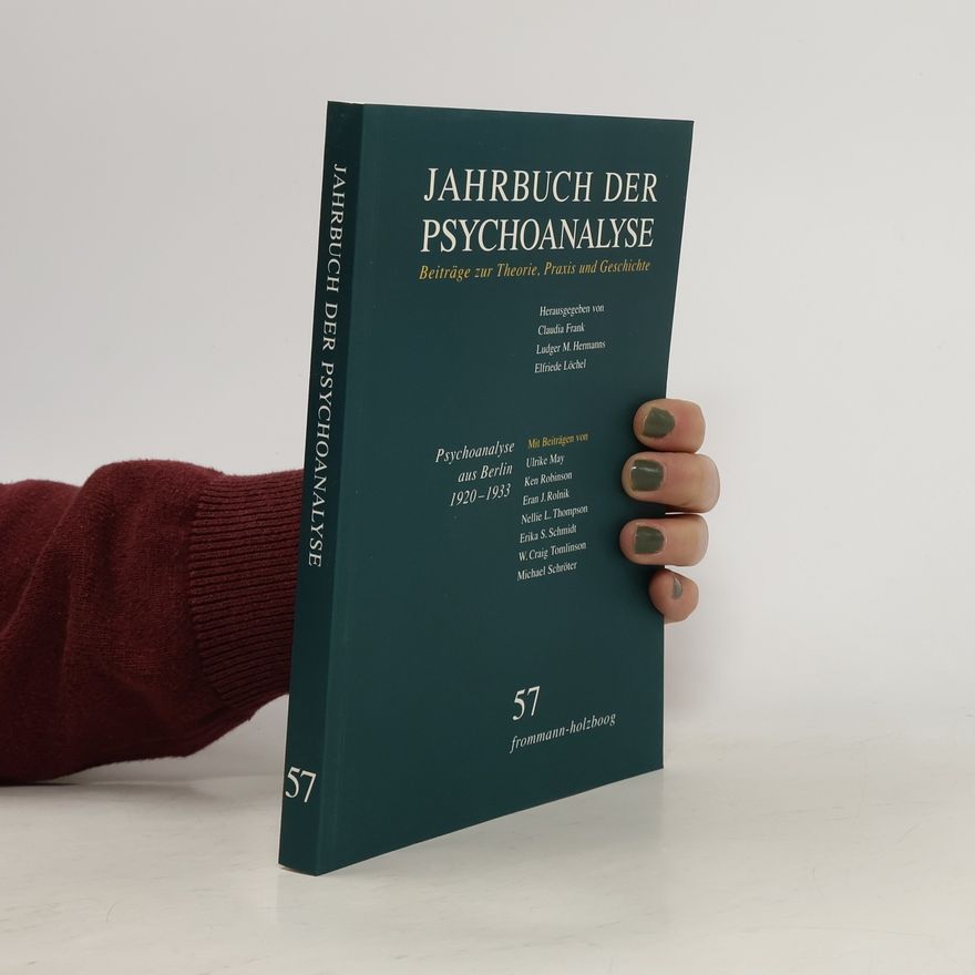 Autorenkollektiv Jahrbuch Der Psychoanalyse. Band 57
