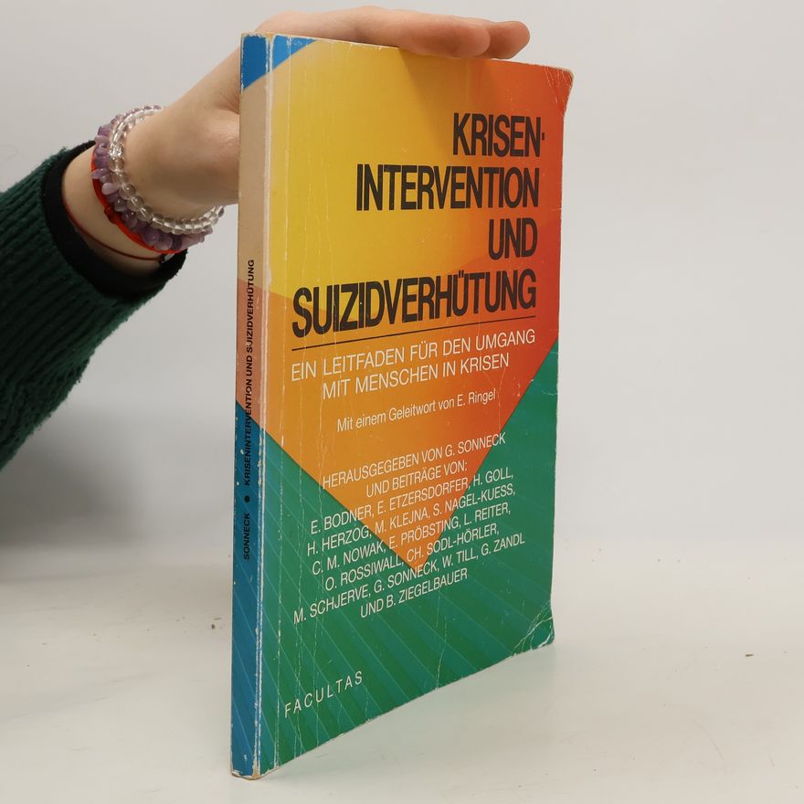 Gernot Sonneck Krisenintervention und Suizidverhütung