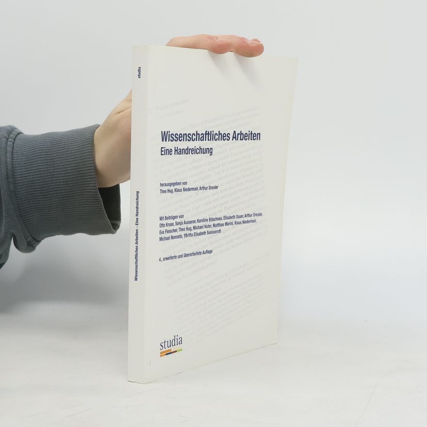 Britta Elisabeth Suesserott Wissenschaftliches Arbeiten - eine Handreichung