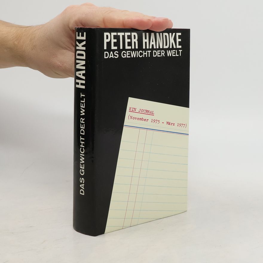 Peter Handke Das Gewicht der Welt