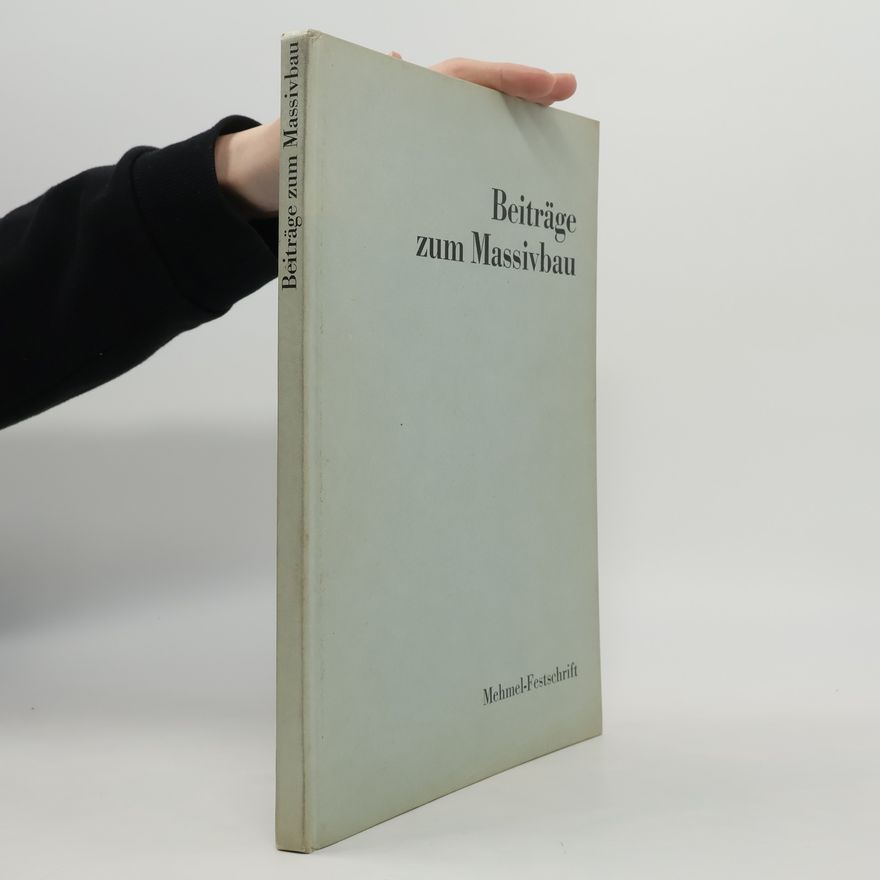 Helmut Weigler Beiträge zum Massivbau