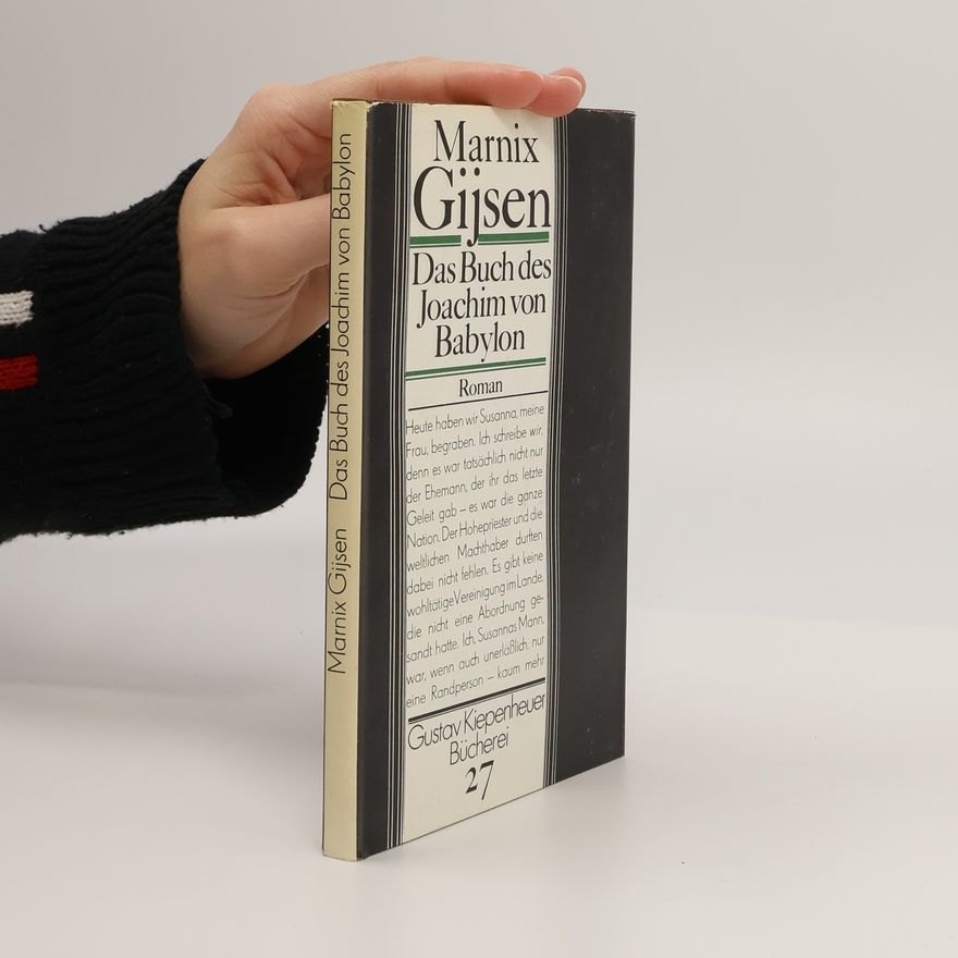 Marnix Gijsen Das Buch des Joachim von Babylon