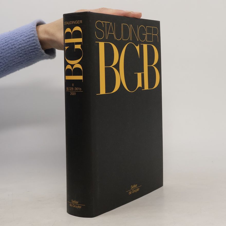 Julius von Staudinger Staudinger BGB II