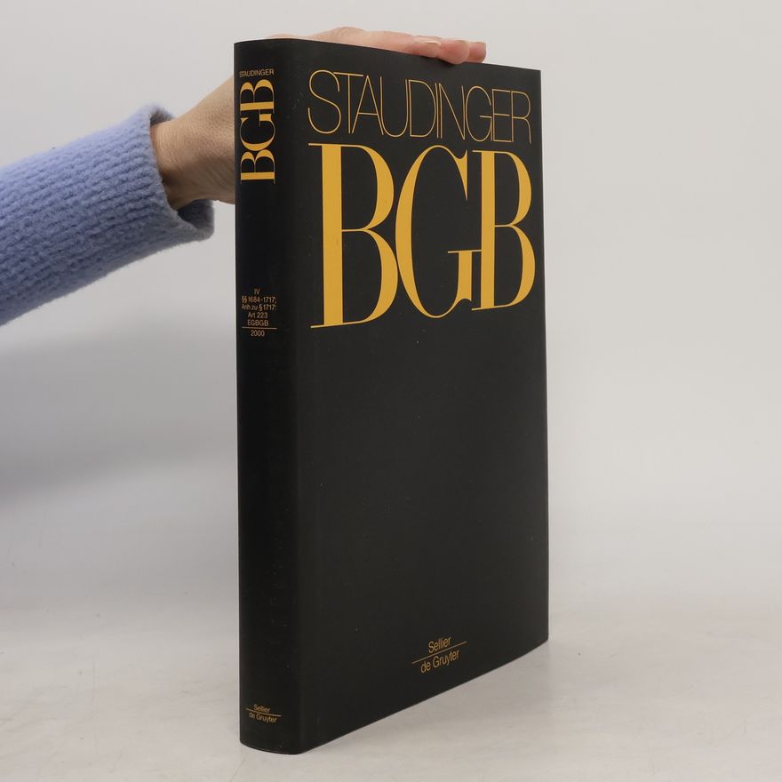 J. von Staudinger Staudinger BGB