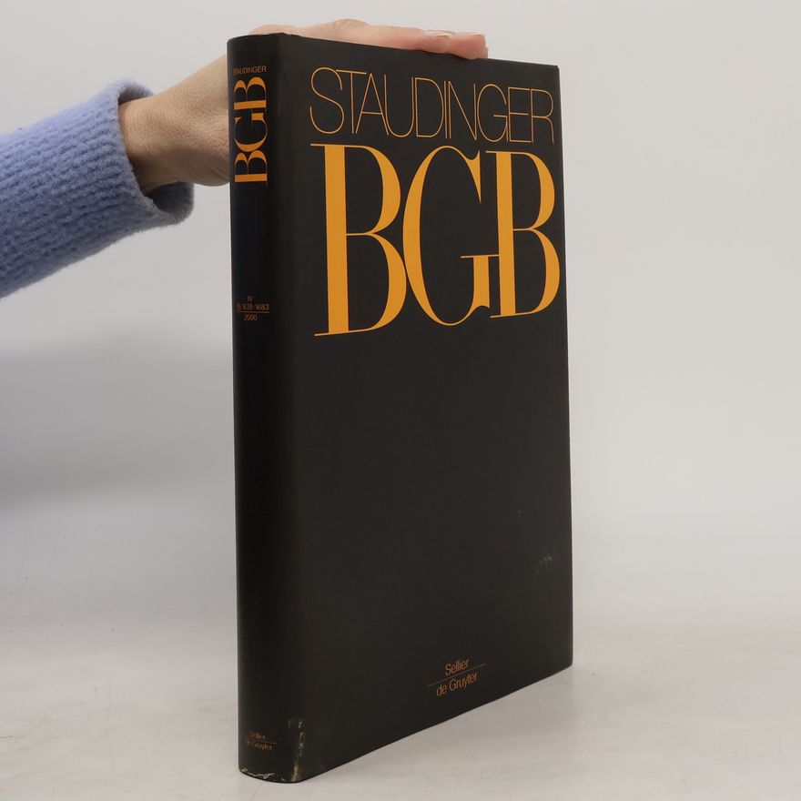 Julius von Staudinger J. von Staudingers Kommentar zum Bürgerlichen Gesetzbuch IV. Familienrecht