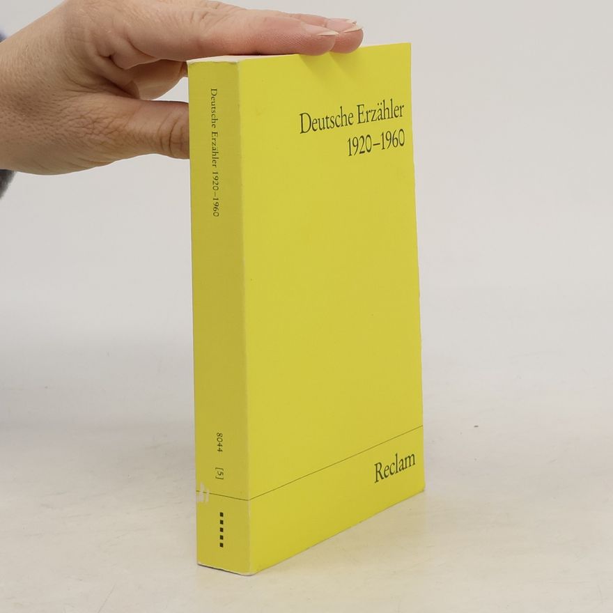 Autorenkollektiv Deutsche Erzähler 1920-1960