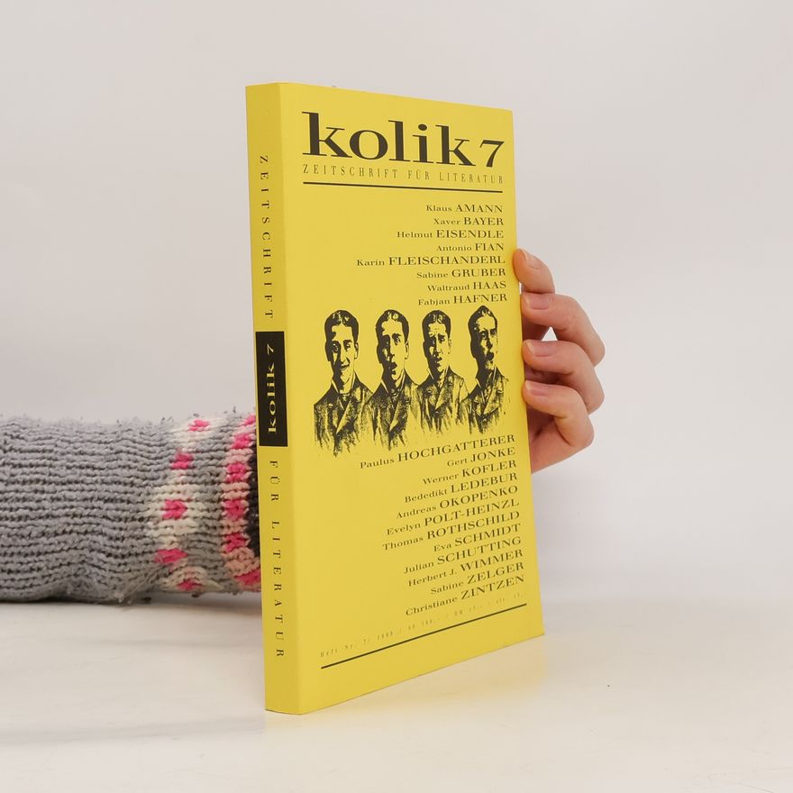 AA.VV. Kolik 7: Zeitschrift Literatur