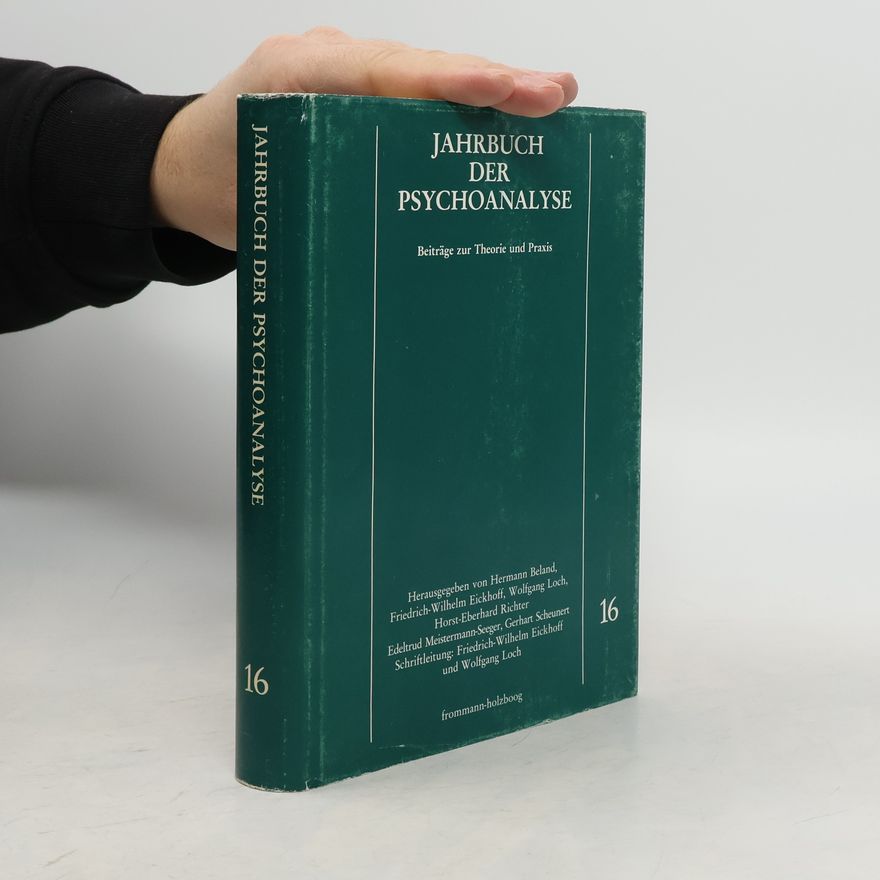 Gerhart Scheunert Jahrbuch der Psychoanalyse