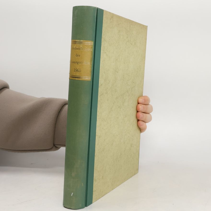 Autorenkollektiv Entscheidungen der Finanzgerichte 1965