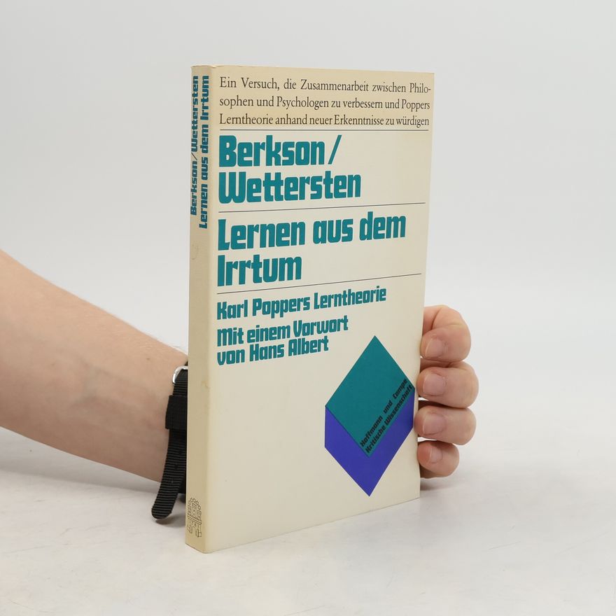 John Wettersten Lernen aus dem Irrtum