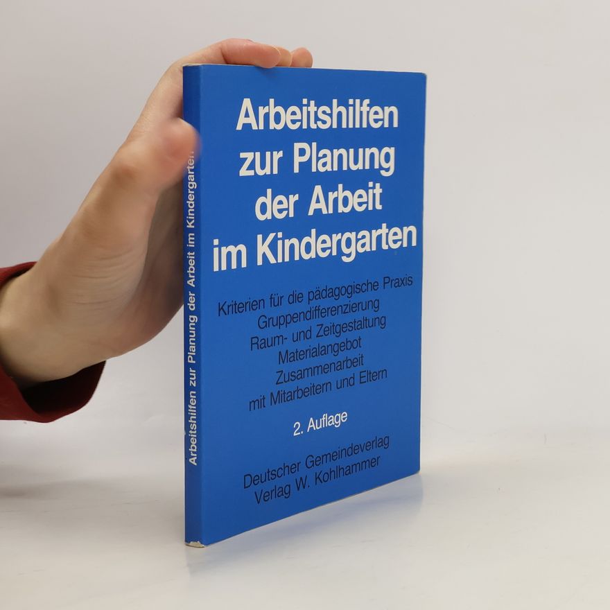 Various authors Arbeitshilfen zur Planung der Arbeit im Kindergarten