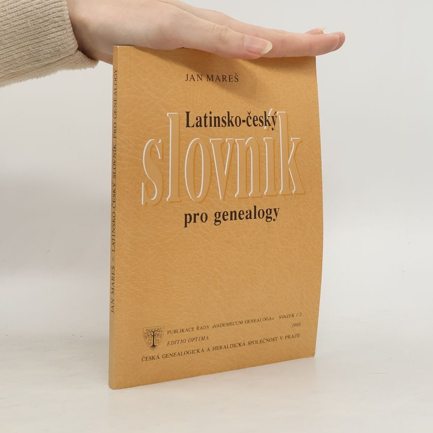 Jan Mareš Latinsko-český slovník pro genealogy