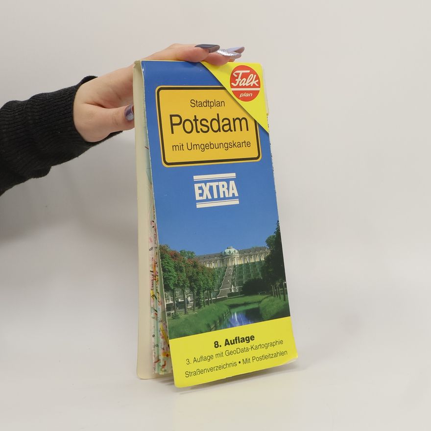Kolektiv autorů Stadtplan Potsdam mit Umgebungskarte. Extra