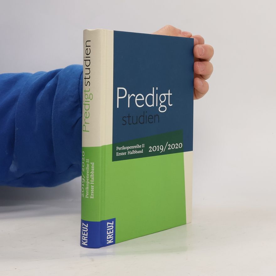 Dr. Johann Hinrich Claussen Perikopenreihe II - 1: Predigtstudien 2019/2020