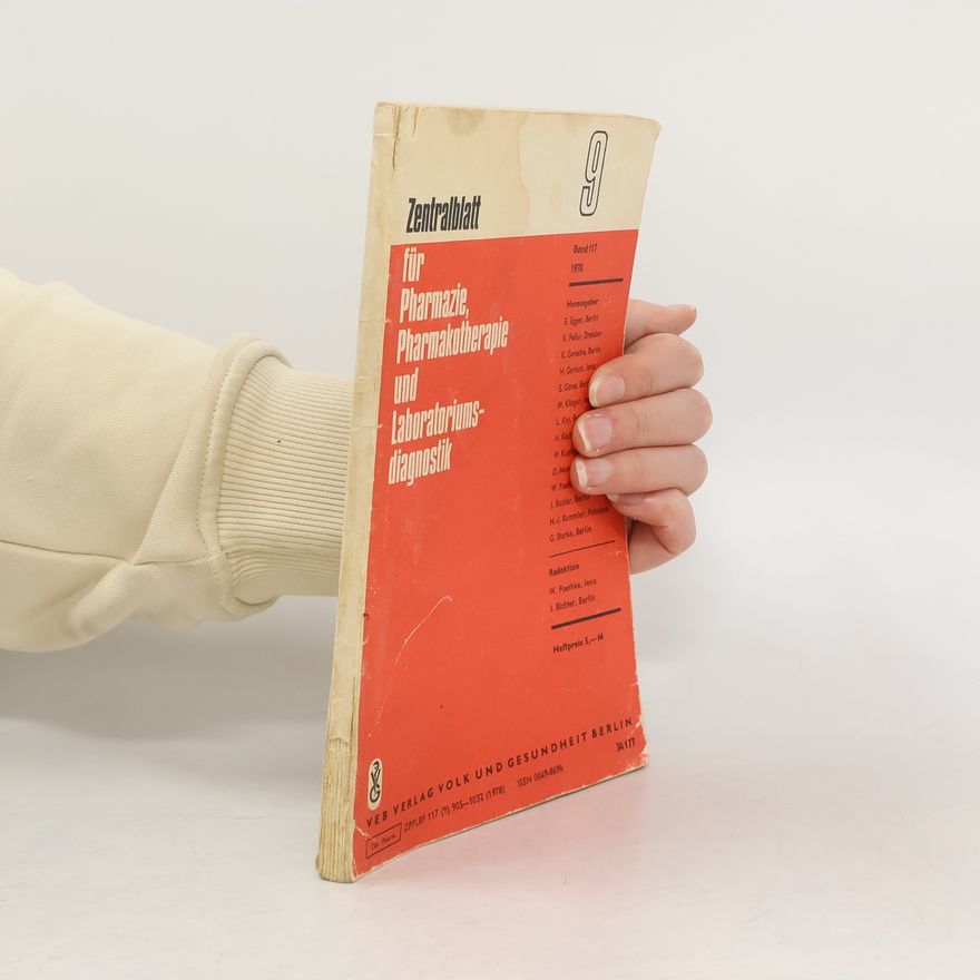 Various authors Zentralblatt für Pharmazie, Pharmakotherapie und Laboratoriumsdiagnostik 9