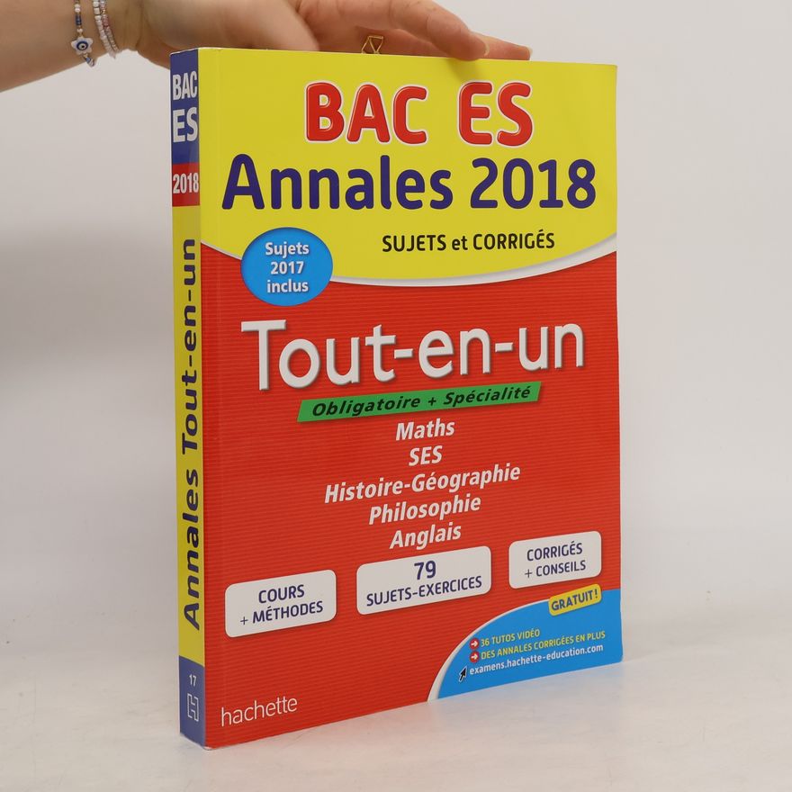 François Lavandier Annales Tout-en-un: Bac ES 2018